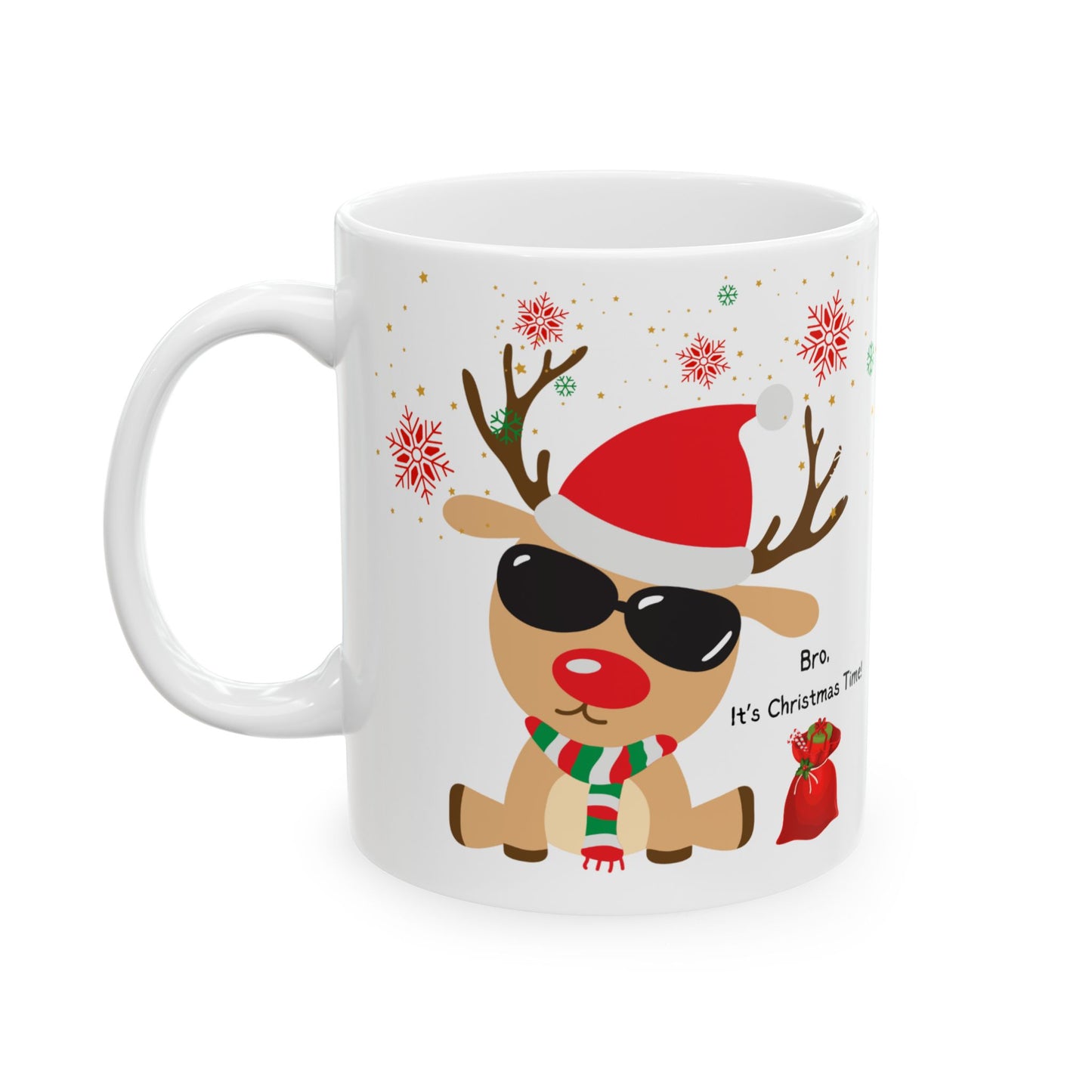 Cute Reindeer Mug, 11 oz