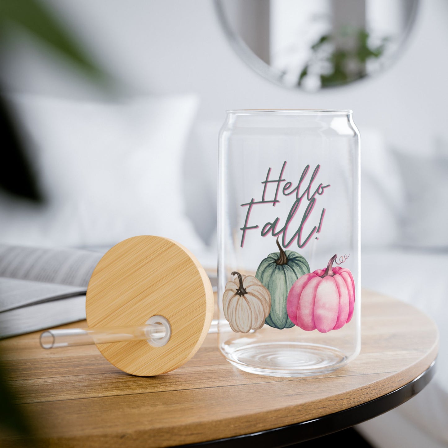 Fall Sipper Glass, 16oz