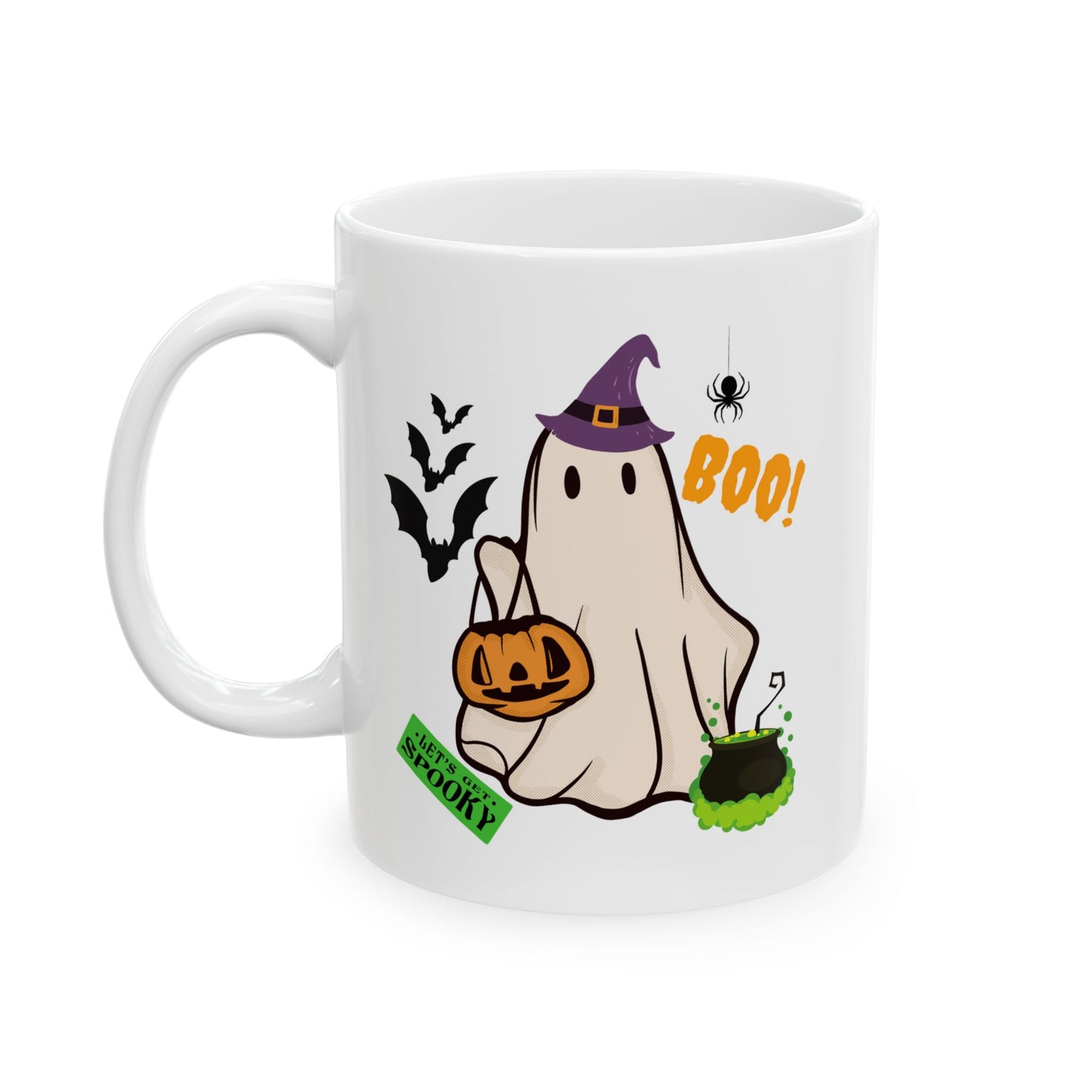 Adorable Ghost Mug, 11 oz