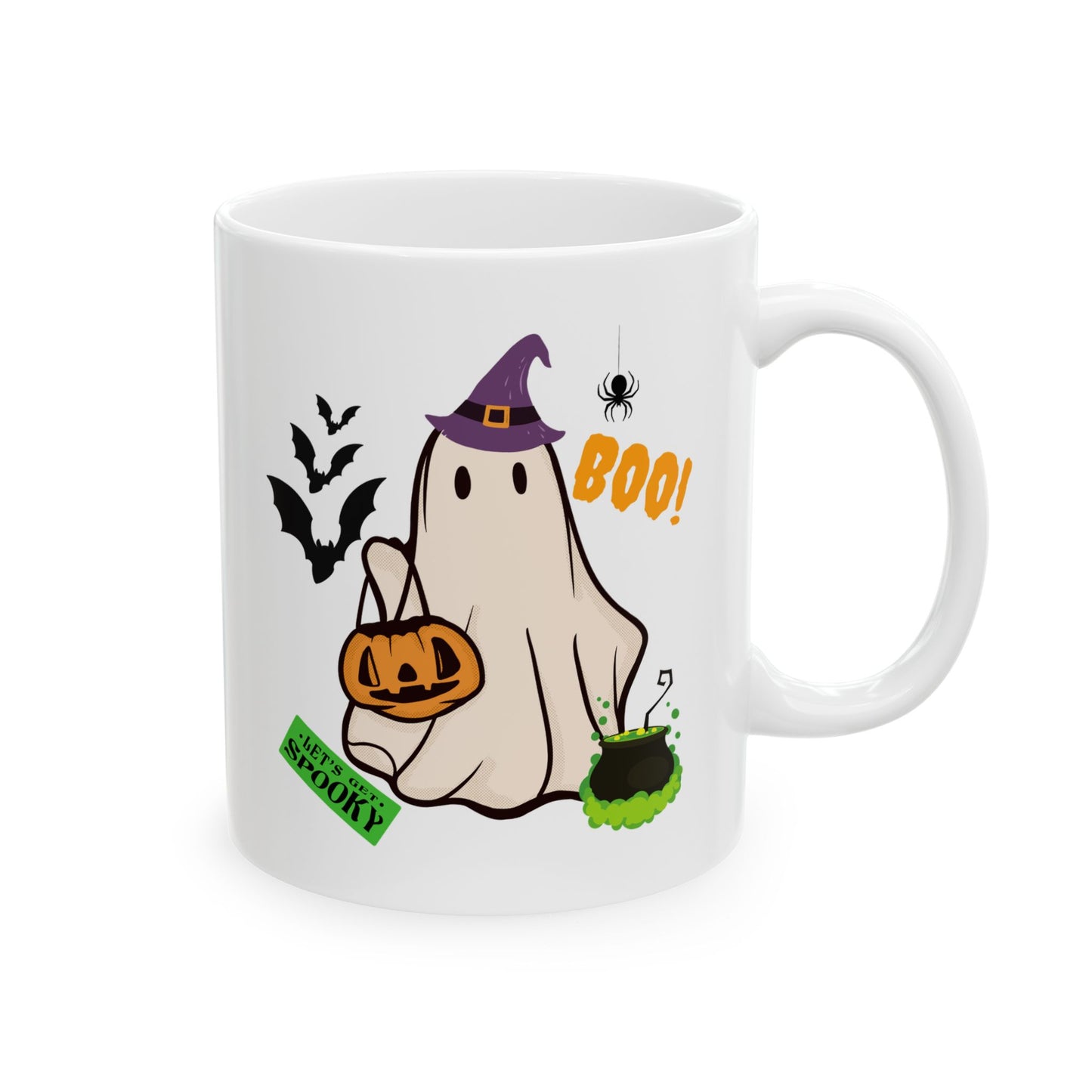 Adorable Ghost Mug, 11 oz