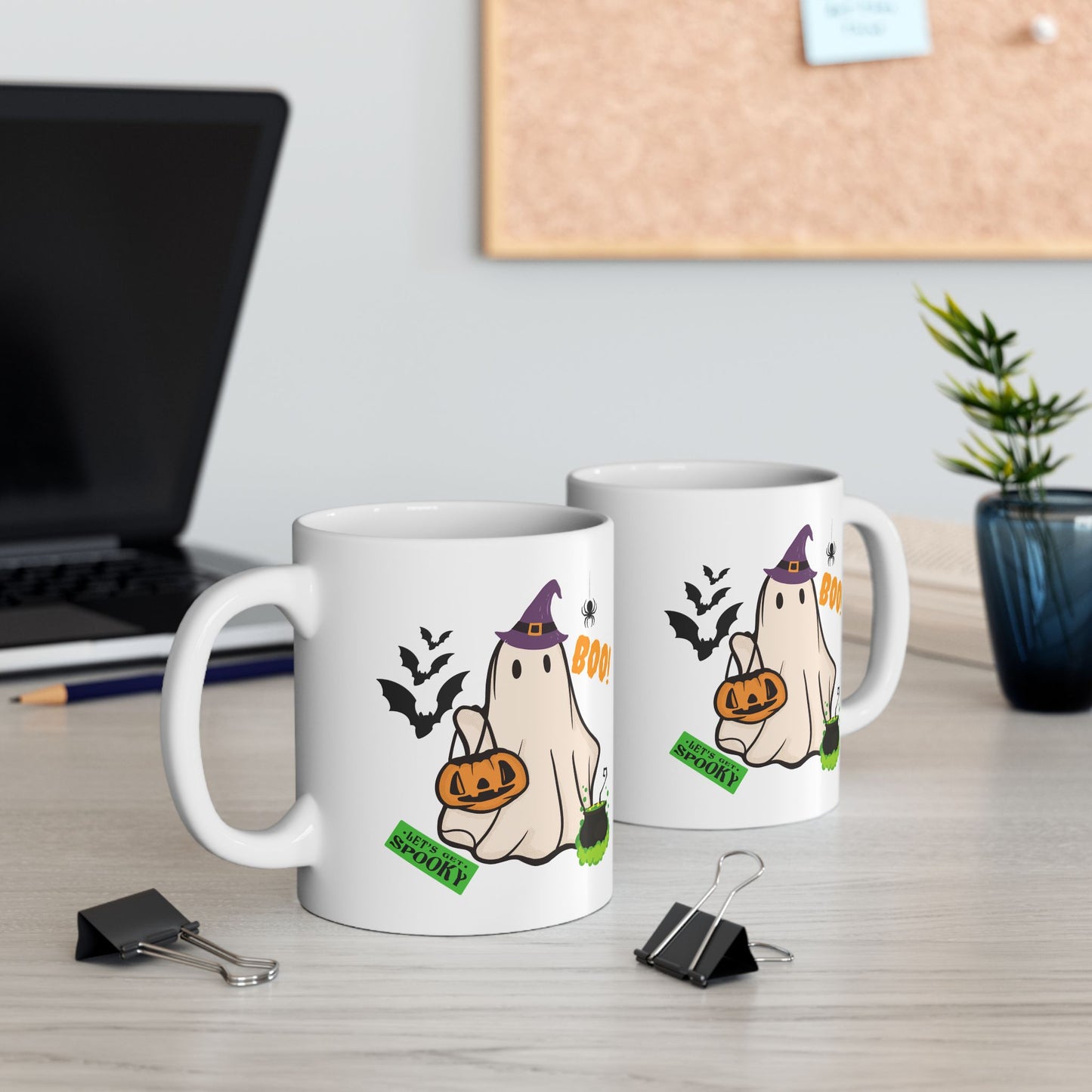 Adorable Ghost Mug, 11 oz