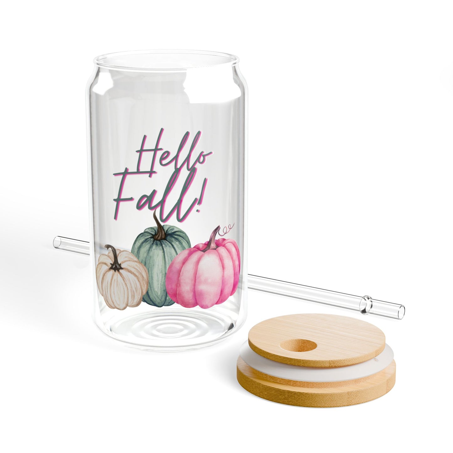 Fall Sipper Glass, 16oz